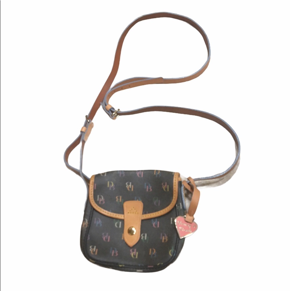 Rare Vintage Rainbow Dooney & Bourke Mini Handbag